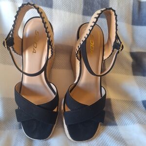 Soda Black Women's Sandals